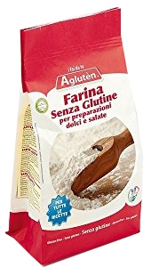 AGLUTEN FARINA SENZA GLUTINE PREPARAZIONE DOLCI E SALATO 1 KG - Pharmaleader