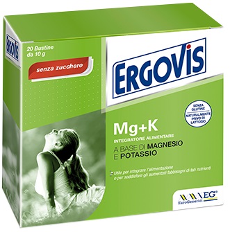 ERGOVIS MG+K SENZA ZUCCHERO 20 BUSTINE 5 G - Pharmaleader