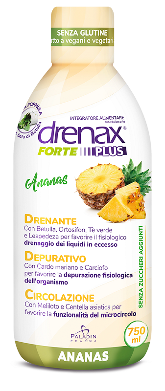 DRENAX FORTE PLUS ESOTICO CON ESTRATTO D'ANANAS 750 ML - Pharmaleader