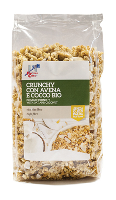 CRUNCHY CON AVENA E COCCO 375 G - Pharmaleader