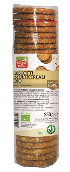 BISCOTTI MULTICEREALI 250 G - Pharmaleader
