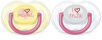 SUCCHIETTO LOVE 0-6 MESI FEMMINA 2 PEZZI - Pharmaleader