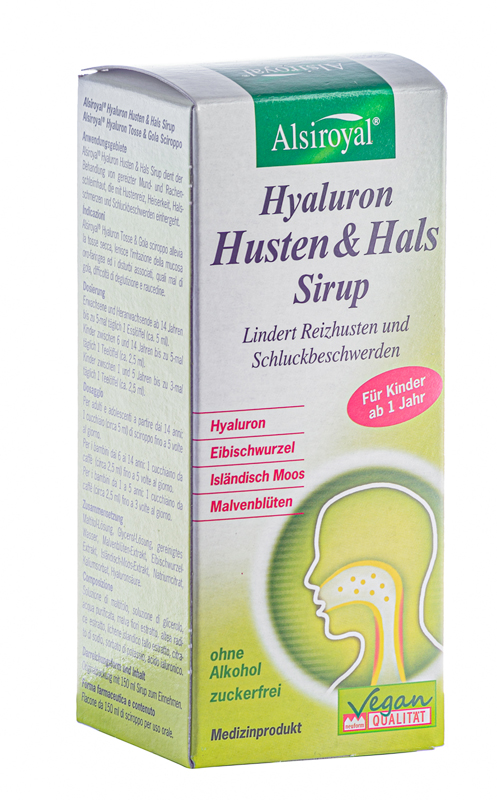 HYALURON TOSSE & GOLA SCIROPPO 150 ML - Pharmaleader