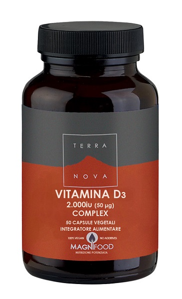 TERRANOVA COMPLESSO DI VITAMINA D3 2000 IU (50UG) 50 CAPSULE - Pharmaleader