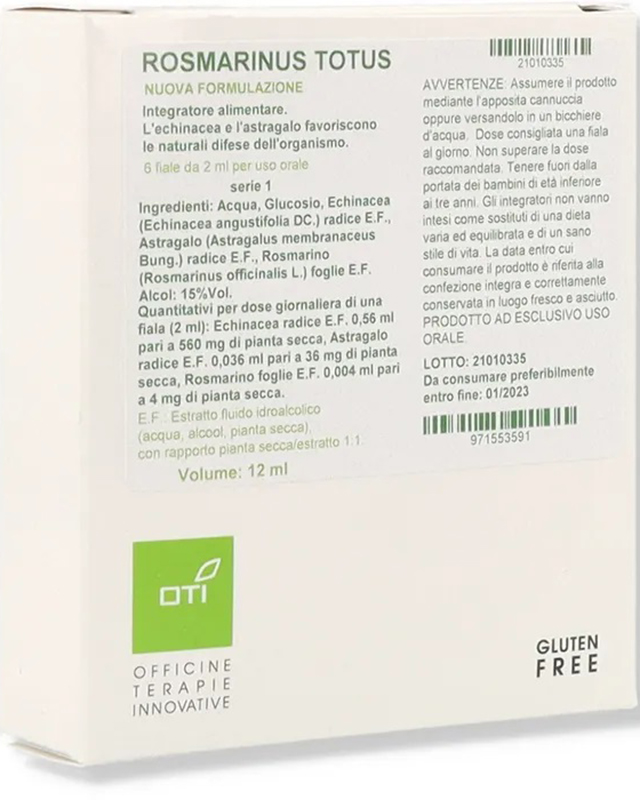ROSMARINUS TOTUS NUOVA FORMULAZIONE 1SERIE 6FIALE GLUCOSATE 2ML - Pharmaleader