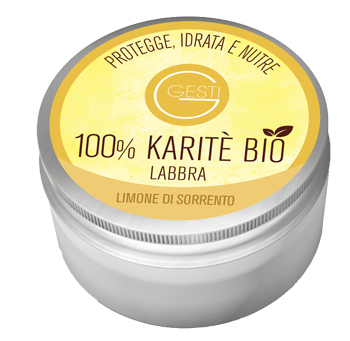 GESTI 100% KARITE' BIO 10 ML LIMONE DI SORRENTO LABBRA - Pharmaleader