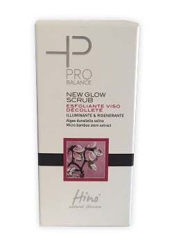 HINO NATURAL SKINCARE PRO BALANCE NEW GLOW SCRUB ESFOLIANTE VISO DECOLLETE 50 ML - Pharmaleader