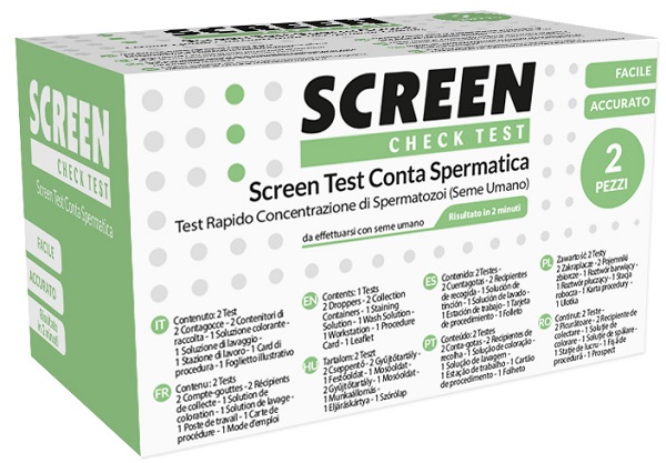 SCREEN TEST CONTA SPERMATICA SCREEN 2 PEZZI - Pharmaleader