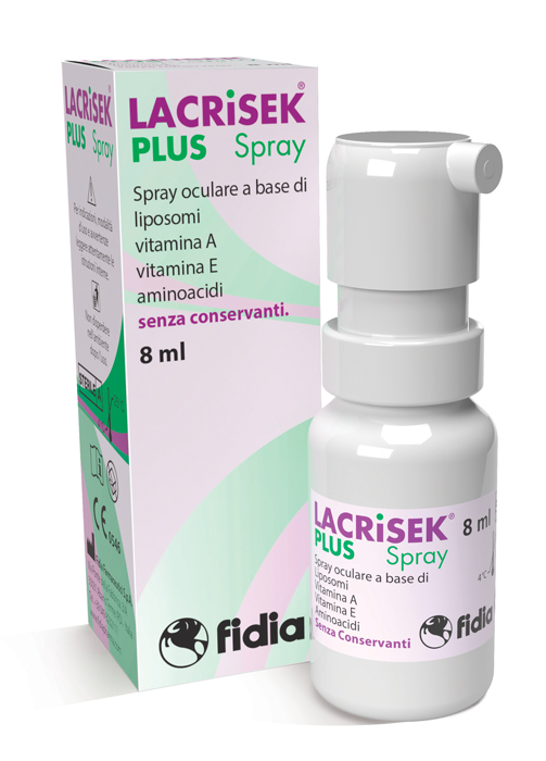 LACRISEK PLUS SPRAY SENZA CONSERVANTI SOLUZIONE OFTALMICA 8 ML - Pharmaleader