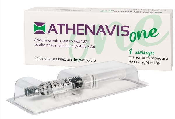 SIRINGA INTRA-ARTICOLARE ATHENAVIS ONE ACIDO IALURONICO 1,5% 4 ML - Pharmaleader