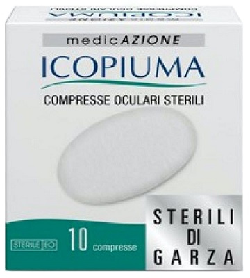 COMPRESSE OCULARI ADESIVE STERILI 10 PEZZI - Pharmaleader