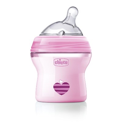 CHICCO BIBERON NATFEEL 0M+ 150 ML GIRL - Pharmaleader