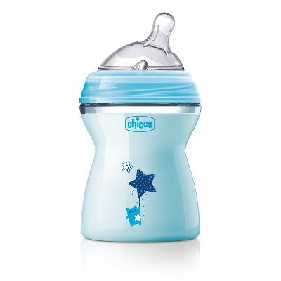 CHICCO BIBERON NATFEEL 2M+ BOY 250 ML - Pharmaleader