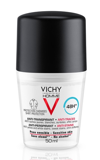 VICHY HOMME DEO ANTI-MACCHIE 50 ML - Pharmaleader