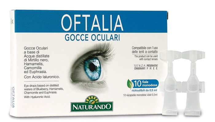 OFTALIA GOCCE OCULARI MONODOSE 2 STRIP DA 5 FIALE DA 0,5 ML - Pharmaleader