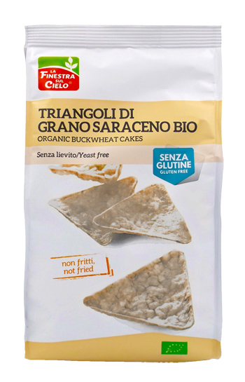TRIANGOLI DI GRANO SARACENO BIO 100 G - Pharmaleader