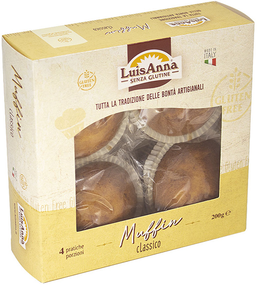 MUFFIN SEMPLICE 4 X 50 G - Pharmaleader