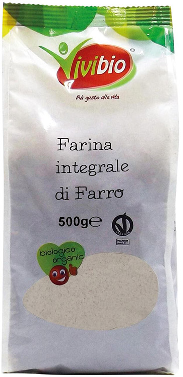 FARINA DI FARRO INTEGRALE VIVIBIO 500 G - Pharmaleader