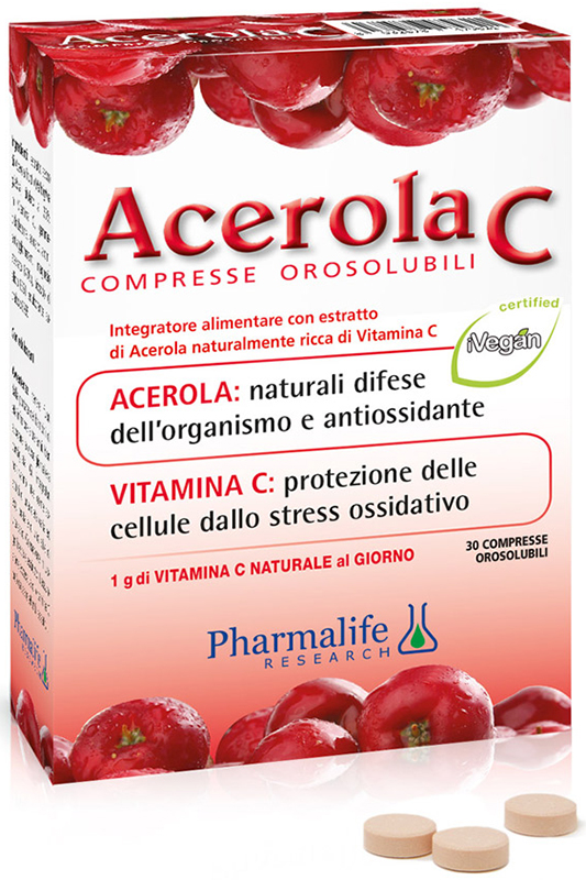 ACEROLA C 30 COMPRESSE OROSOLUBILI - Pharmaleader