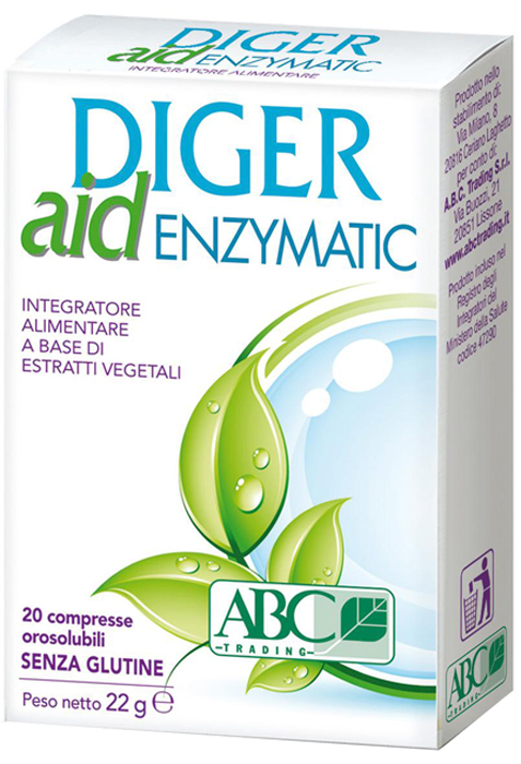 DIGER AID ENZYMATIC 20 COMPRESSE - Pharmaleader