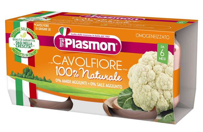PLASMON OMOGENEIZZATO CAVOLFIORE 2 X 80 G - Pharmaleader