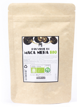 MACA NERA POLVERE BIO 200 G - Pharmaleader