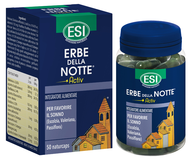 ESI ERBE DELLA NOTTE ACTIV 50 CAPSULE - Pharmaleader