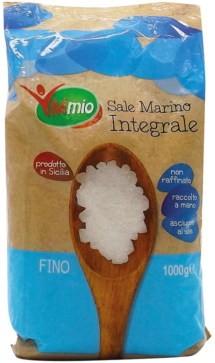 VIVIMIO SALE MARINO INTEGRALE FINO 1 KG - Pharmaleader