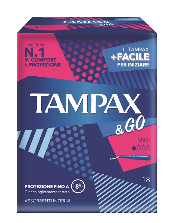TAMPAX & GO MINI 18 PEZZI - Pharmaleader