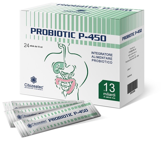 PROBIOTIC P-450 24 STICK MONODOSE 10 ML - Pharmaleader