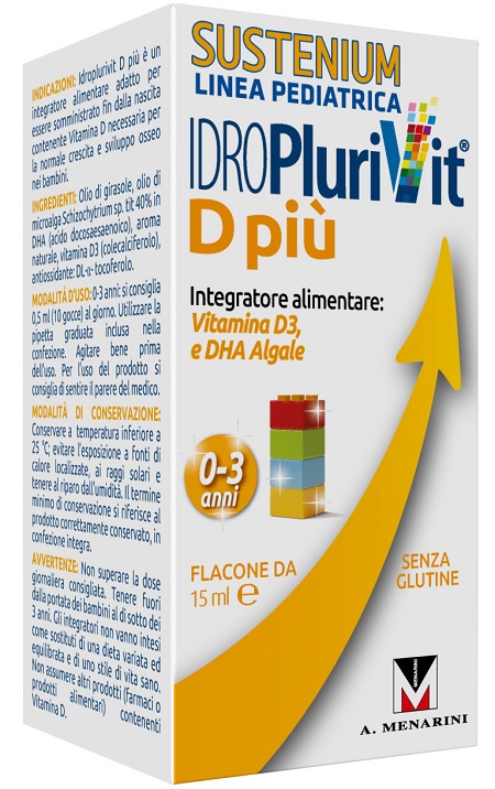 IDROPLURIVIT D+ SUSTENIUM 15 ML - Pharmaleader