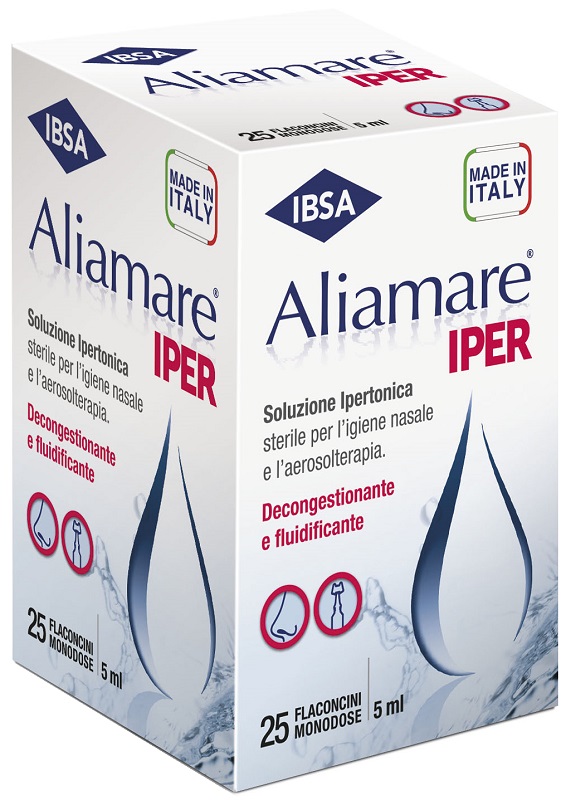 ALIAMARE IPER 25 FLACONCINI IPERTONICI DA 5 ML - Pharmaleader