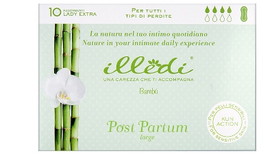 ILLEDI ASSORBENTI LADY EXTRA SENZA ALI POST PARTO TAGLIA LARGE 10 PEZZI - Pharmaleader