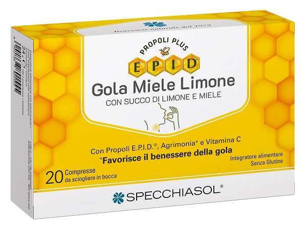 EPID GOLA MIELE LIMONE 20 COMPRESSE - Pharmaleader