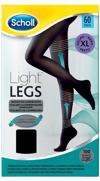 SCHOLL LIGHTLEGS 60 DENARI TAGLIA XL COLORE NERO 1 PAIO - Pharmaleader