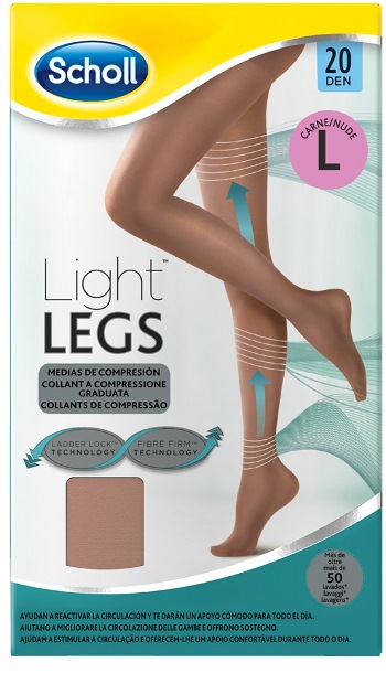 SCHOLL LIGHTLEGS 20 DENARI TAGLIA L COLORE NUDE 1 PAIO - Pharmaleader