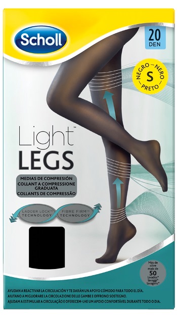 SCHOLL LIGHTLEGS 20 DENARI TAGLIA S COLORE NERO 1 PAIO - Pharmaleader