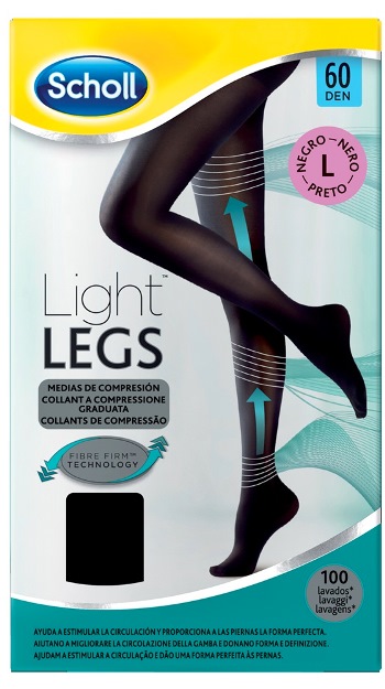 SCHOLL LIGHTLEGS 20 DENARI TAGLIA L COLORE NERO 1 PAIO - Pharmaleader