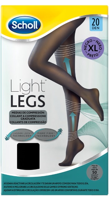 SCHOLL LIGHTLEGS 20 DENARI TAGLIA XL COLORE NERO 1 PAIO - Pharmaleader