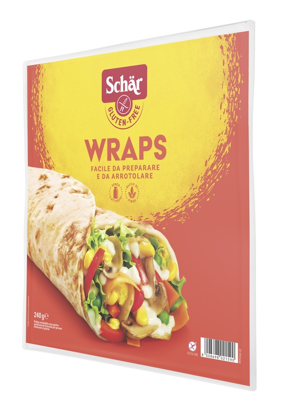 SCHAR WRAPS PIADINA ARROTOLABILE SENZA LATTOSIO 240 G - Pharmaleader