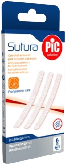CEROTTO PER SUTURA PIC SOLUTION 12X100 MM 6 PEZZI - Pharmaleader