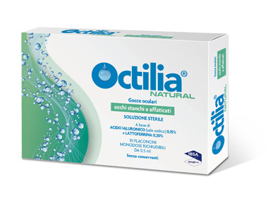 OCTILIA NATURAL OCCHI STANCHI E AFFATICATI 10 FLACONCINI 0,5 ML - Pharmaleader