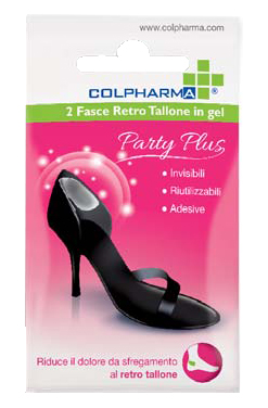 COLPHARMA PARTY PLUS FASCIA RETRO TALLONE IN GEL 2 PEZZI - Pharmaleader