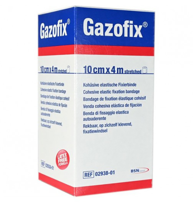 BENDA ELASTICA AUTOADESIVA GAZOFIX 10X400 CM - Pharmaleader