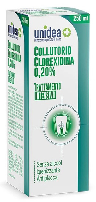 UNIDEA COLLUTORIO CLOREXIDINA 0,20% 250 ML - Pharmaleader