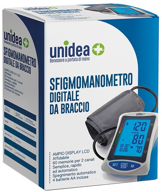 SFIGMOMANOMETRO DIGITALE BRACCIO UNIDEA - Pharmaleader