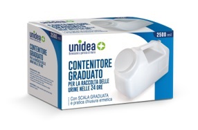 CONTENITORE PER LA RACCOLTA DELLE URINE UNIDEA NELLE 24 ORE 2500 ML - Pharmaleader