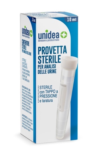 UNIDEA PROVETTA STERILE PER ANALISI URINE 10 ML - Pharmaleader