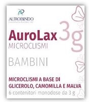 MICROCLISMI PER BAMBINI AUROLAX 6 CONTENITORI 3 G - Pharmaleader