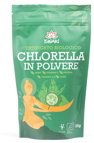 CHLORELLA POLVERE BIO 125 G ISWARI - Pharmaleader